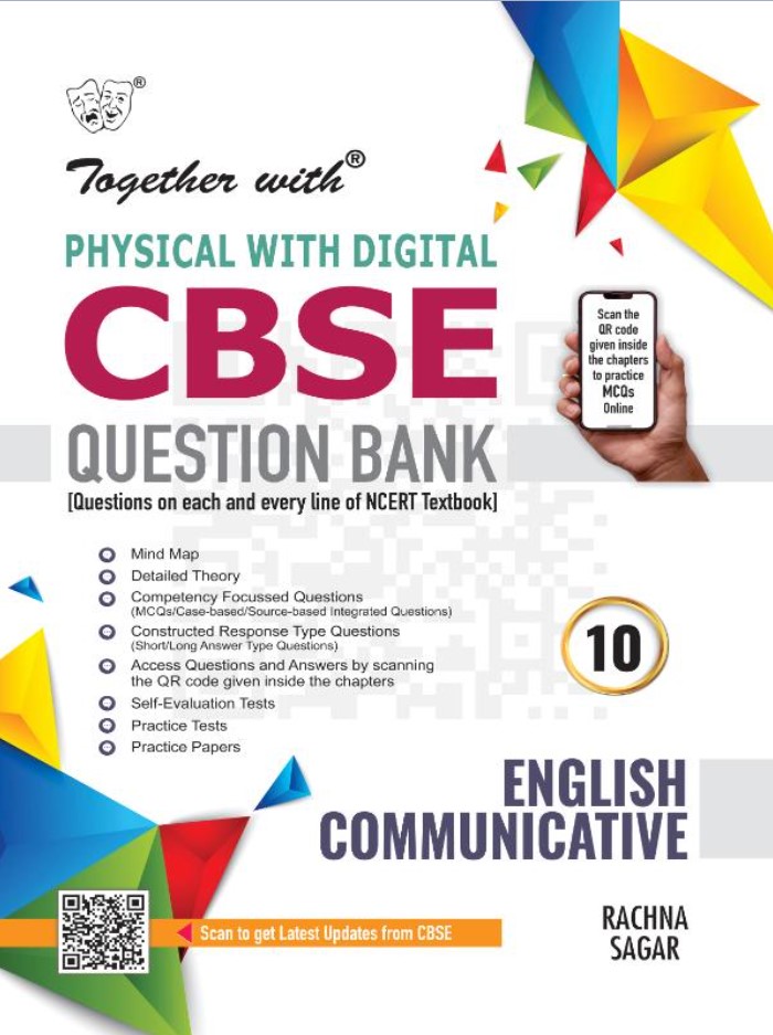Together with CBSE Class 10 English Communicative Physical with Digital Question Bank for 2025-26 Board Exams